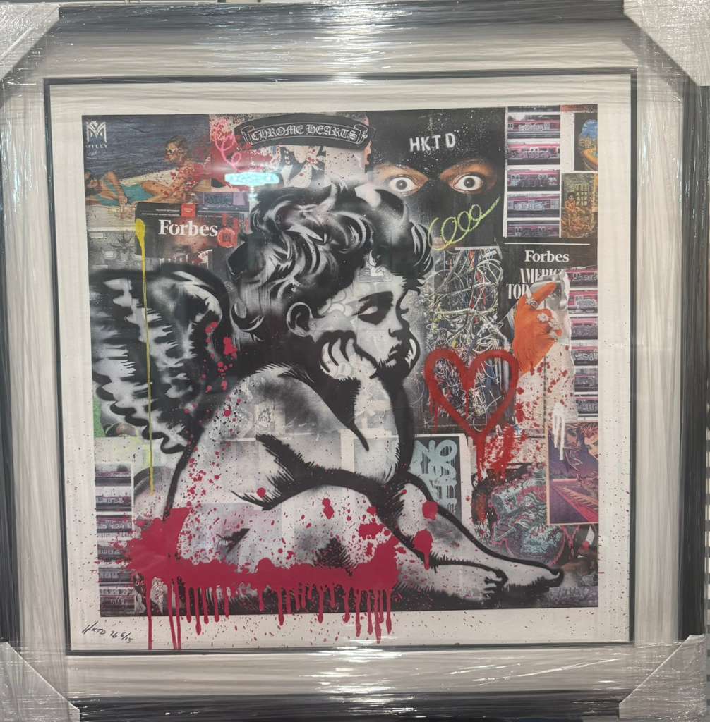 Limited Edition Hand Embellished Watercolor Giclée Print